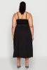 Plus Size Almost Famous Crochet Empire Waist Midi Dress sold by Rainbow