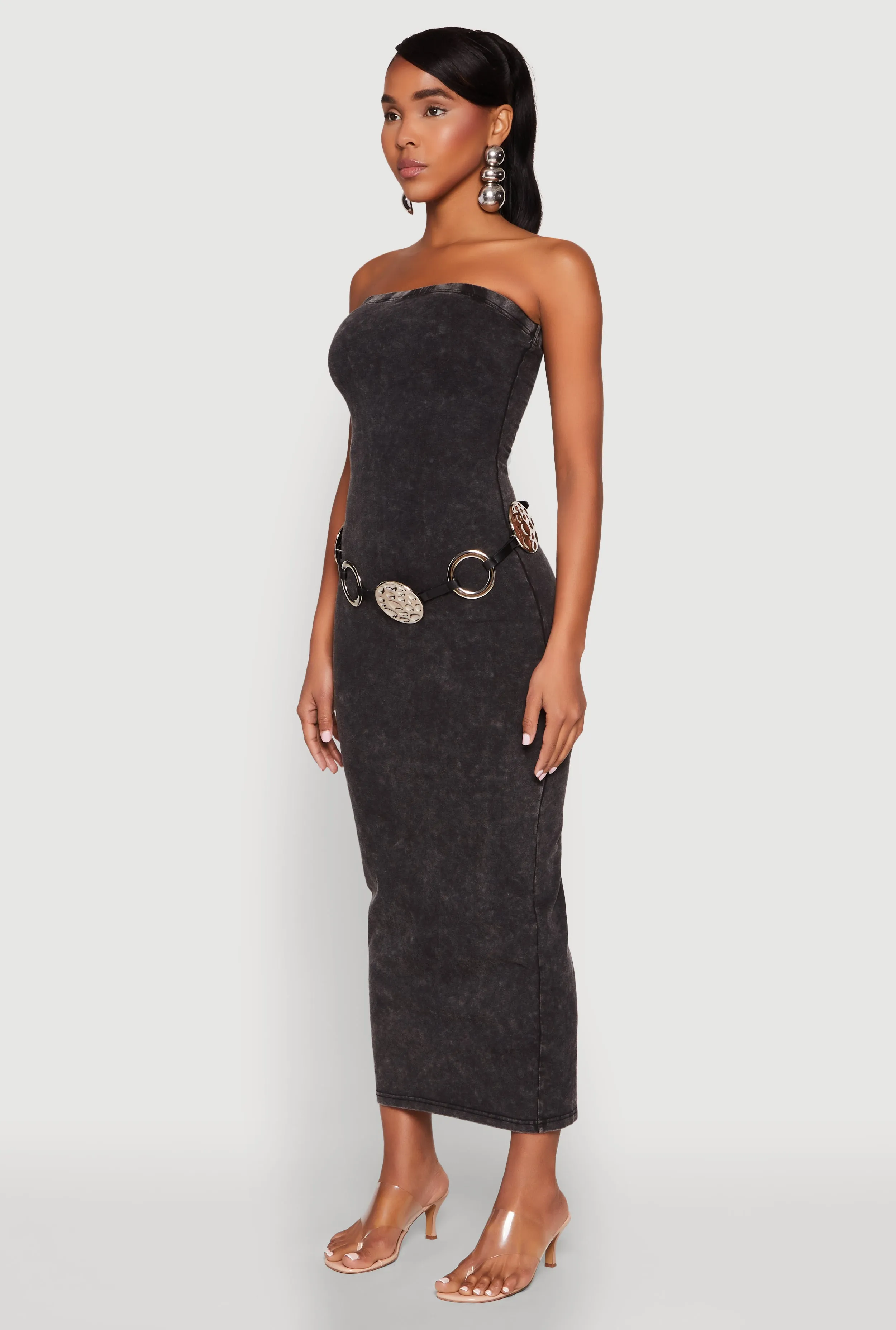 Daisy Mineral Wash Maxi Tube Dress sold by Rainbow product image thumbnail 3