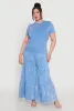 Plus Size Mineral Wash Short Sleeve Tee sold by Rainbow