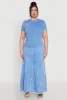 Plus Size Mineral Wash Short Sleeve Tee sold by Rainbow