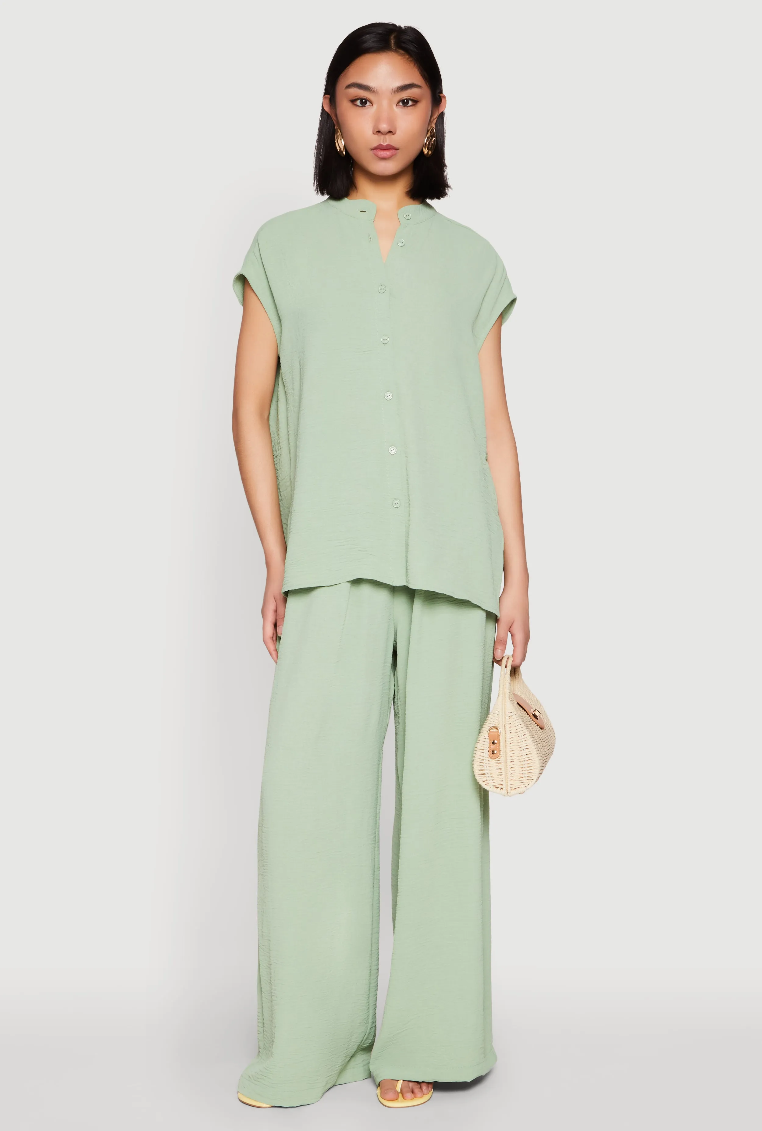 Airy Wide Leg Pants sold by Rainbow product image thumbnail 2