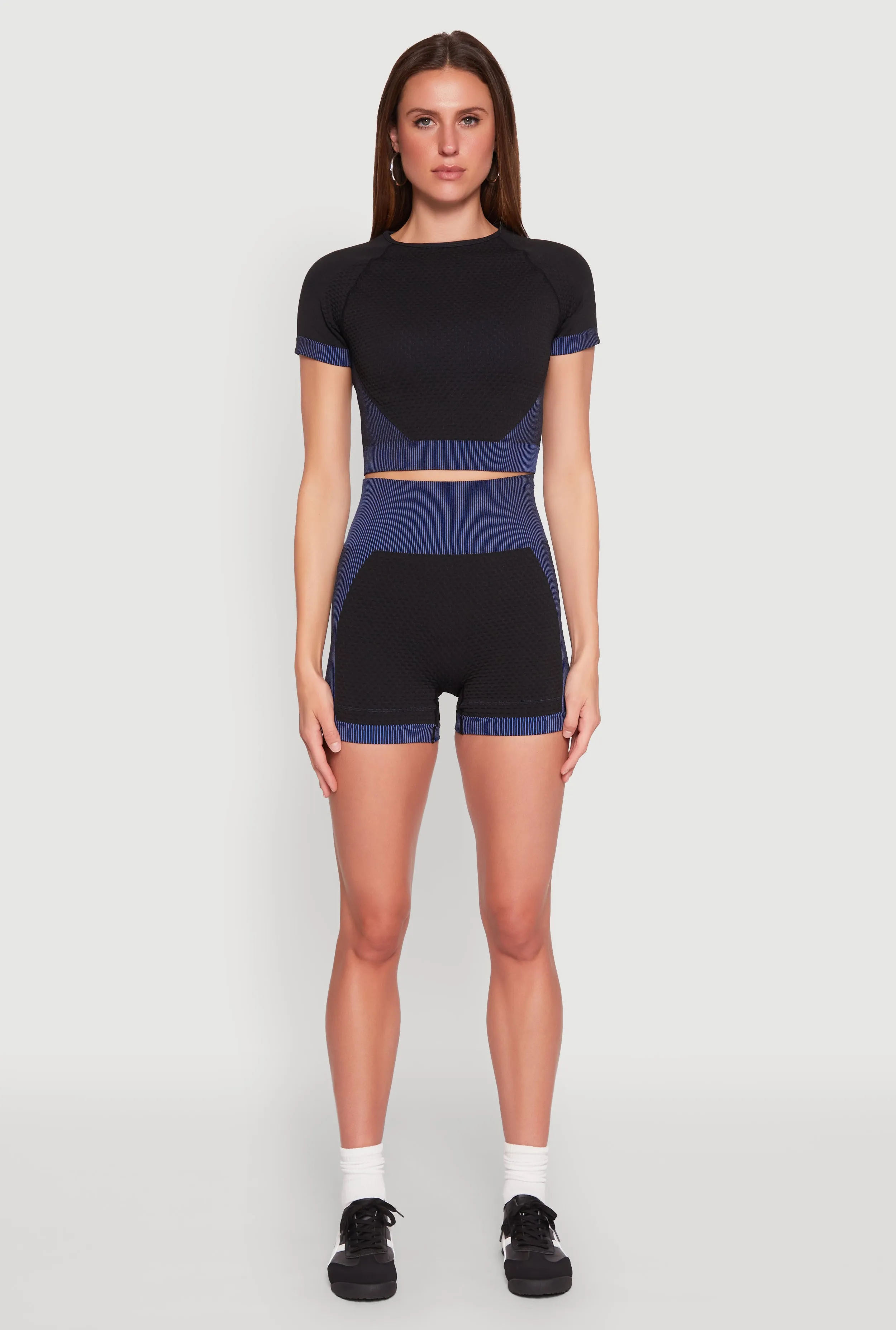 Striped Detail Seamless Crop Top sold by Rainbow product image thumbnail 3