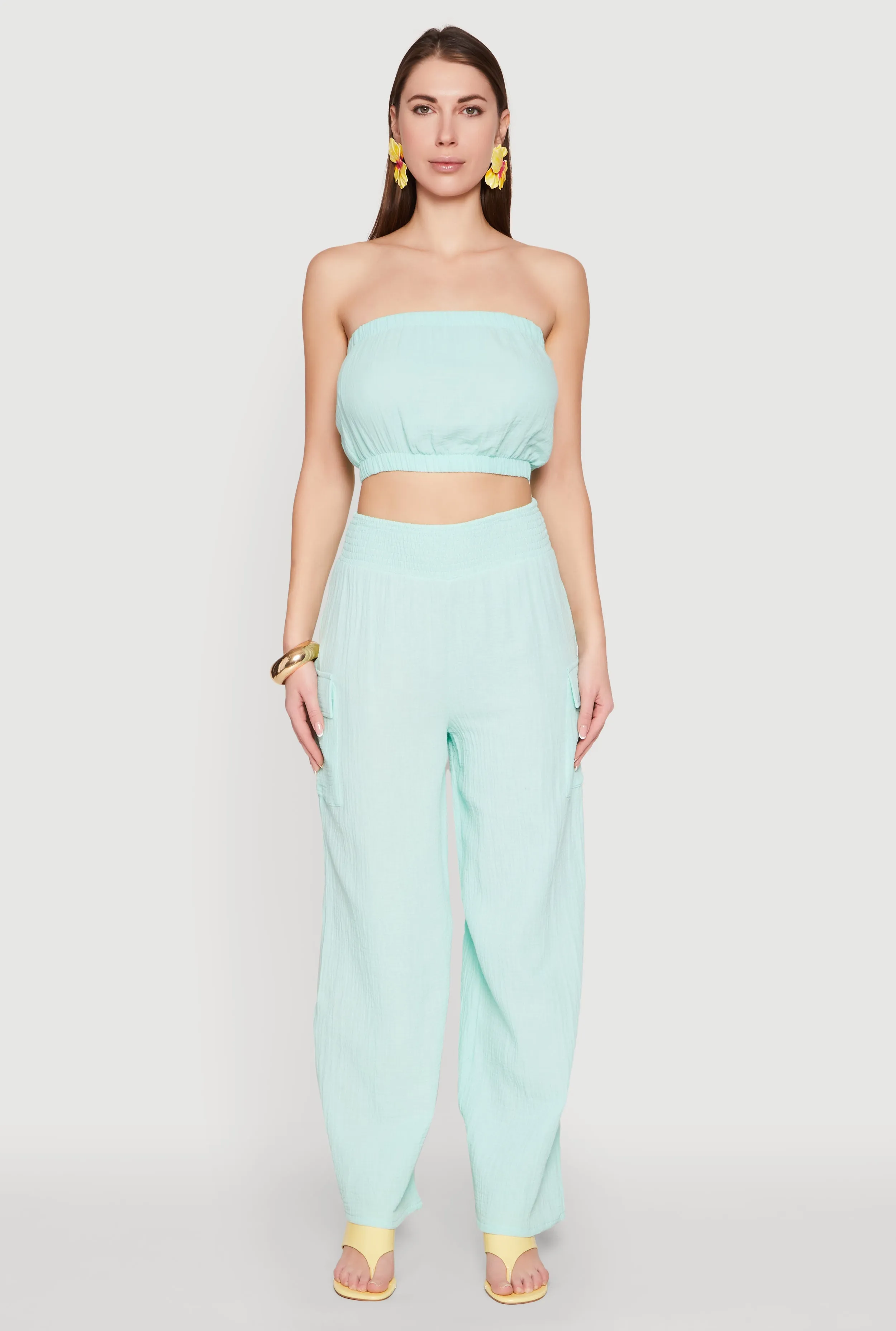 Gauze Knit Tube Top sold by Rainbow product image thumbnail 2