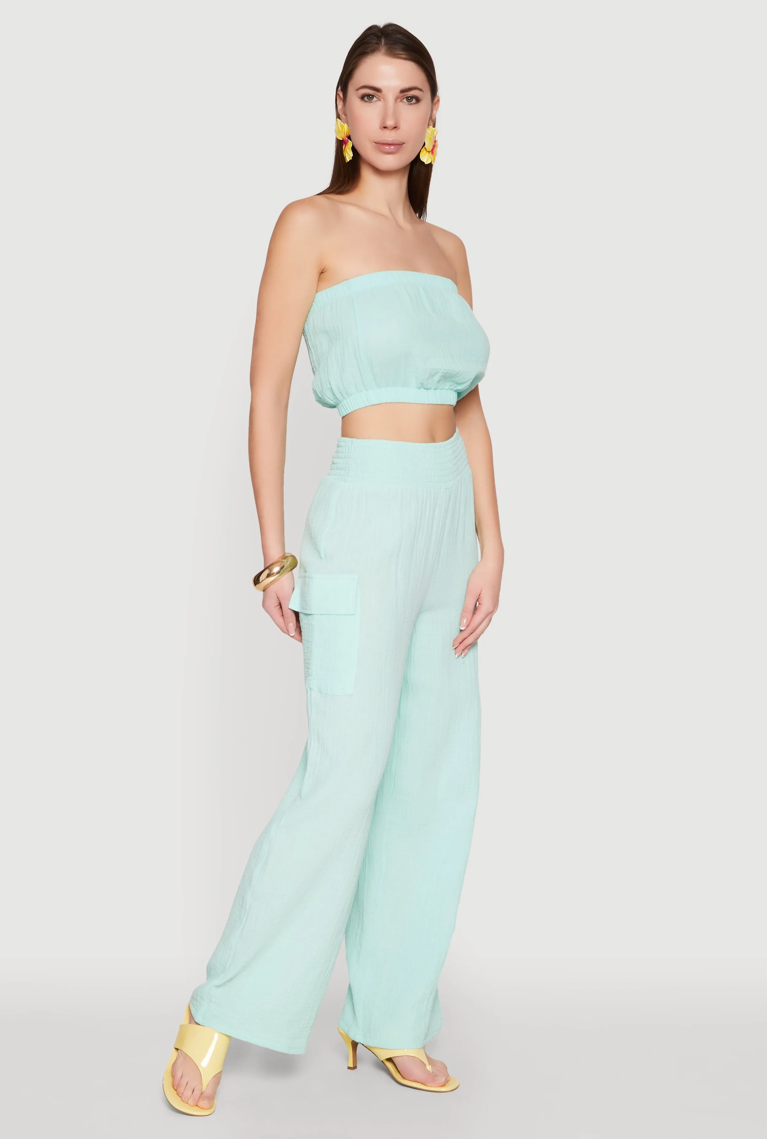 Gauze Knit Tube Top sold by Rainbow product image thumbnail 3