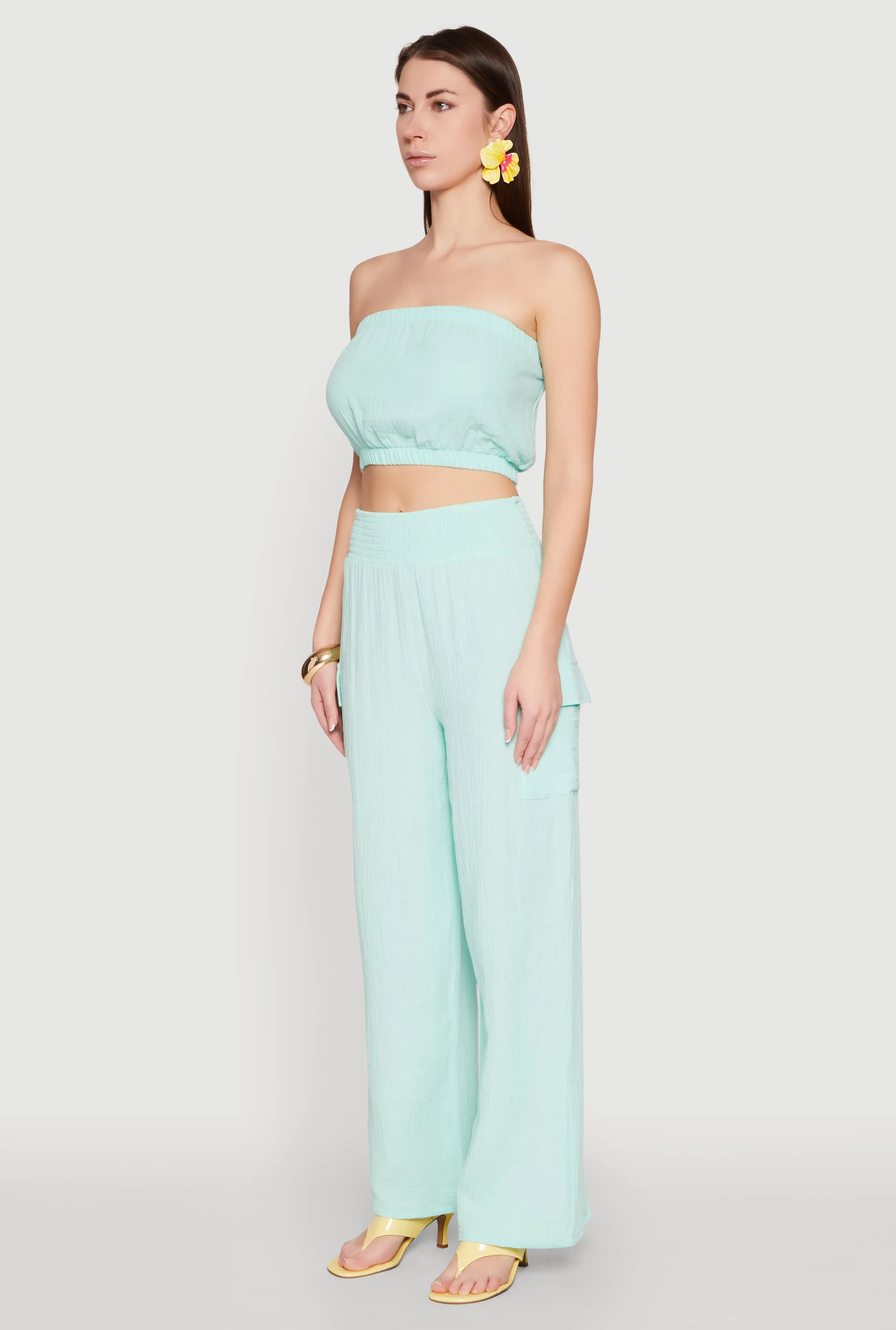 Gauze Knit Tube Top sold by Rainbow product image thumbnail 5