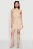 Drawstring Side Cut Out Mini Dress sold by Rainbow