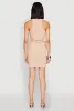 Drawstring Side Cut Out Mini Dress sold by Rainbow