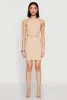 Drawstring Side Cut Out Mini Dress sold by Rainbow