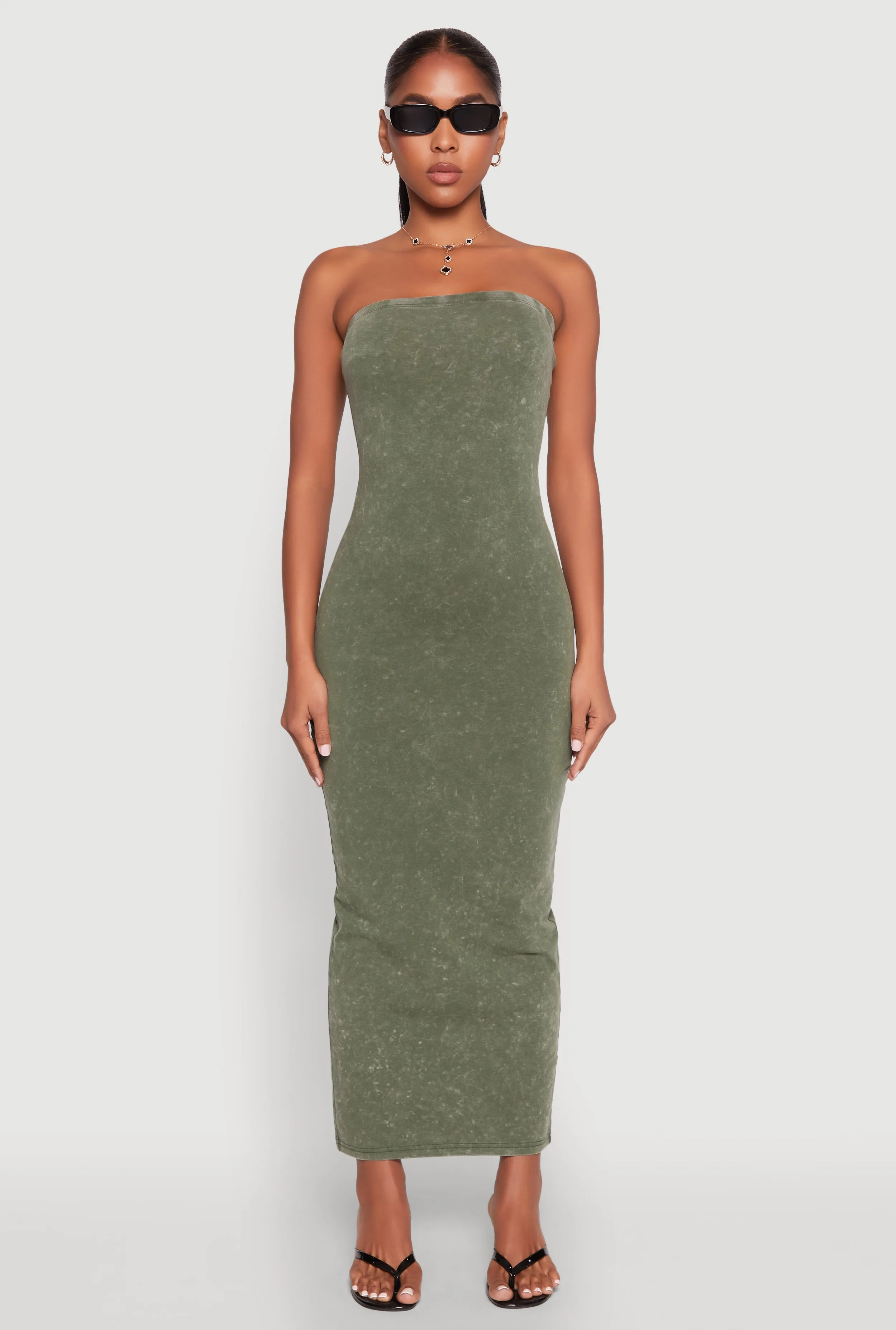 Daisy Mineral Wash Maxi Tube Dress sold by Rainbow product image thumbnail 2