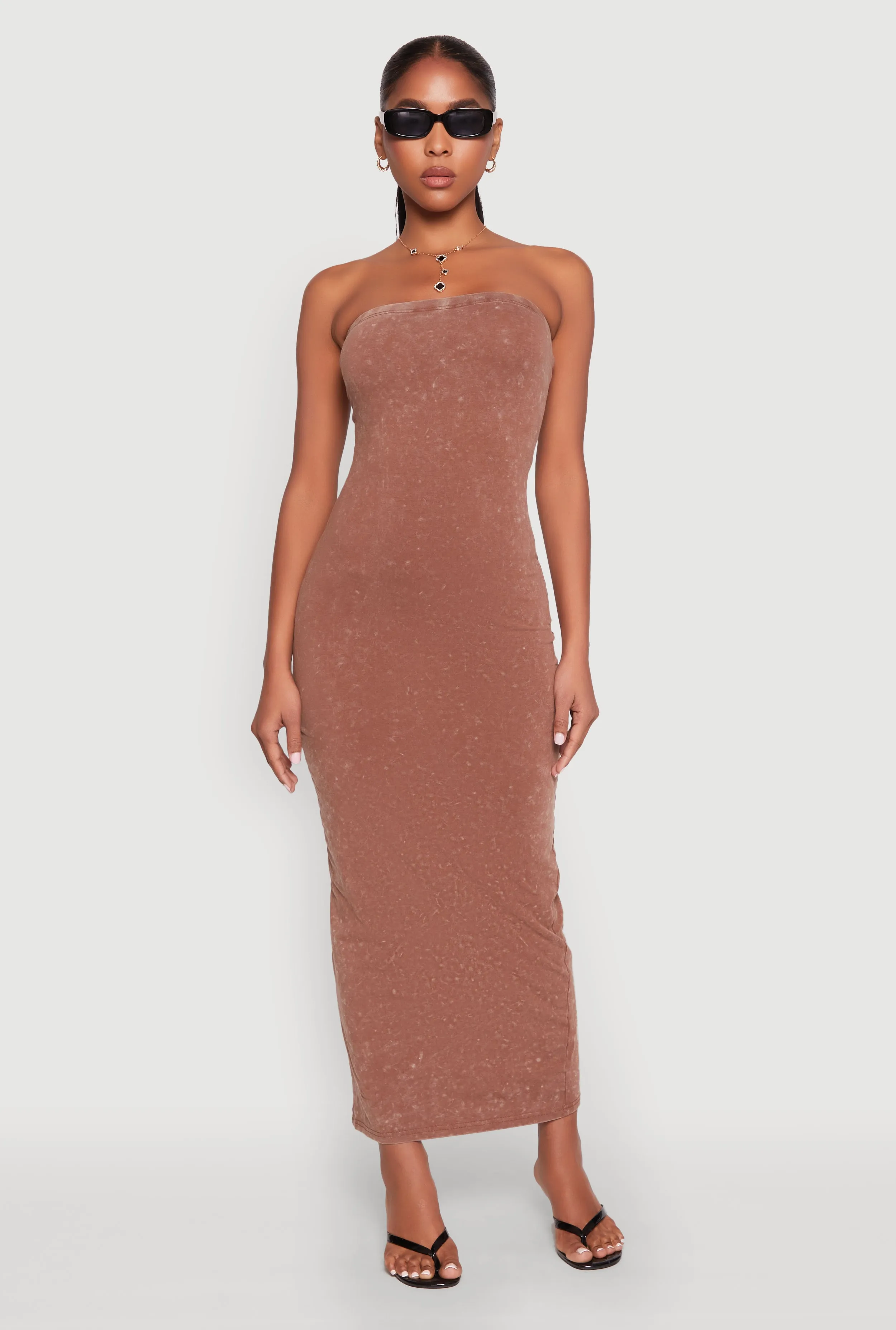 Daisy Mineral Wash Maxi Tube Dress sold by Rainbow product image thumbnail 2