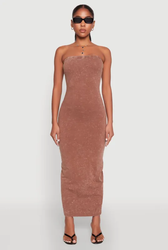 Daisy Mineral Wash Maxi Tube Dress sold by Rainbow
