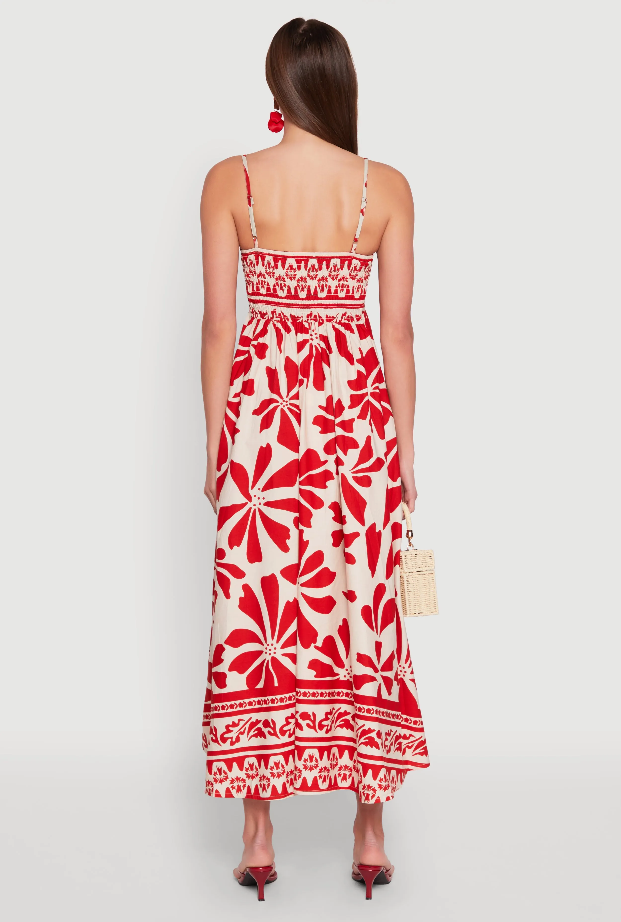 Spoon Jeans Poplin Floral Print Maxi Dress sold by Rainbow product image thumbnail 5