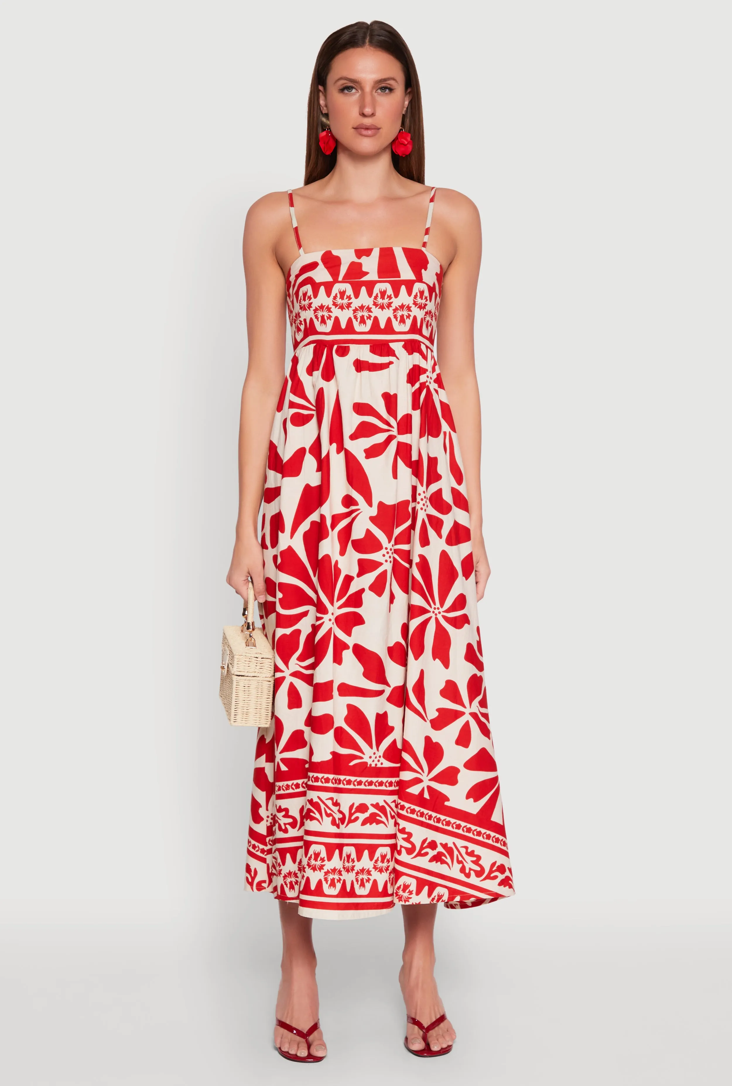 Spoon Jeans Poplin Floral Print Maxi Dress sold by Rainbow product image thumbnail 2