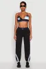 Jersey Mesh 90 Graphic Contrast Trim Bralette sold by Rainbow