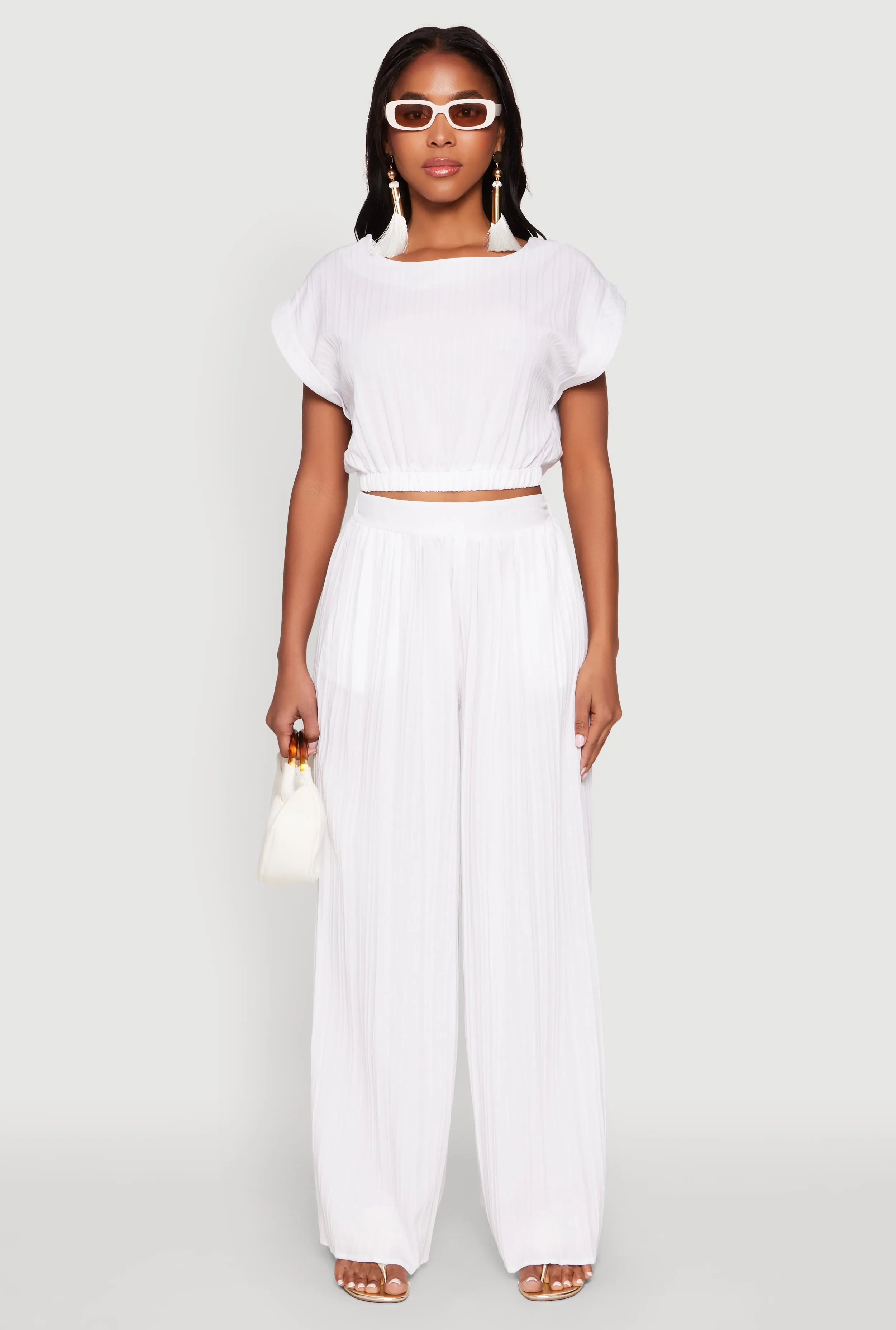 Shadow Stripe Crop Top sold by Rainbow product image thumbnail 3