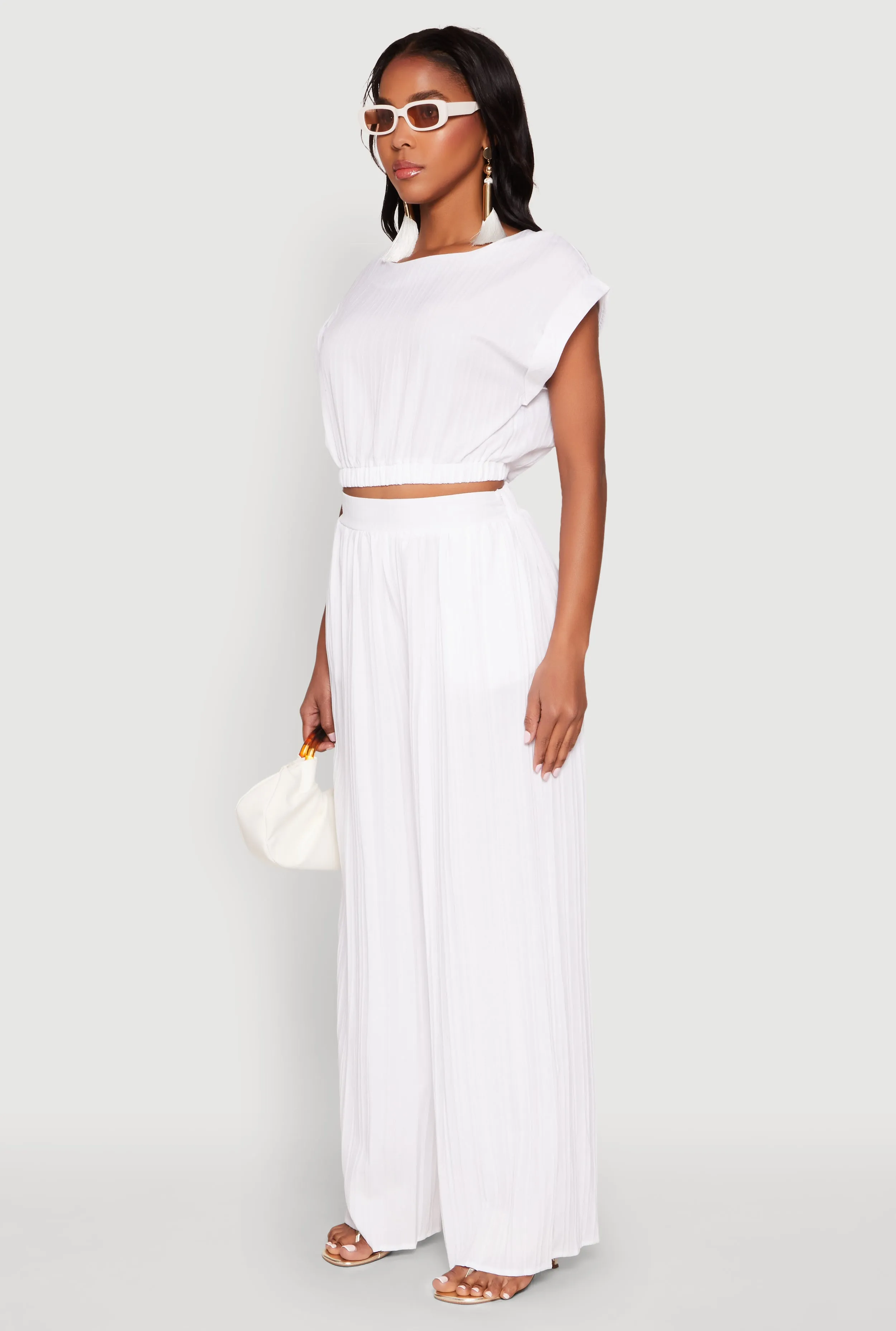 Shadow Stripe Crop Top sold by Rainbow product image thumbnail 5