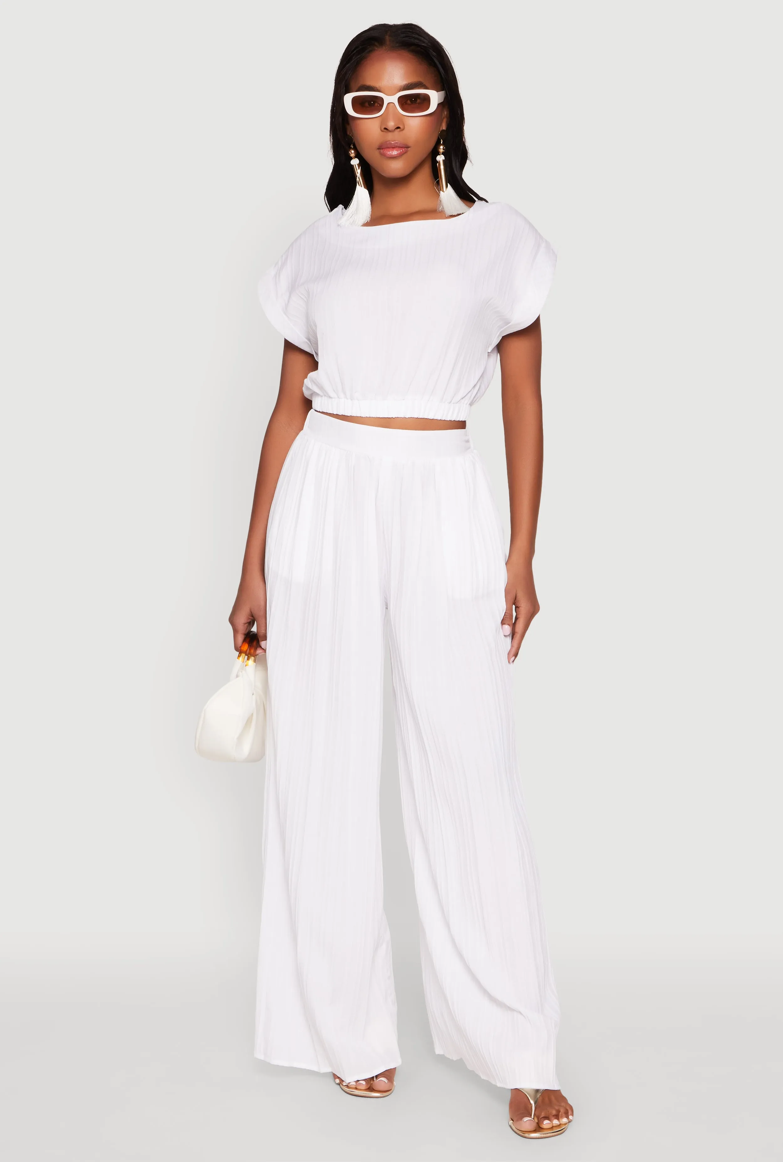 Shadow Stripe Crop Top sold by Rainbow product image thumbnail 2