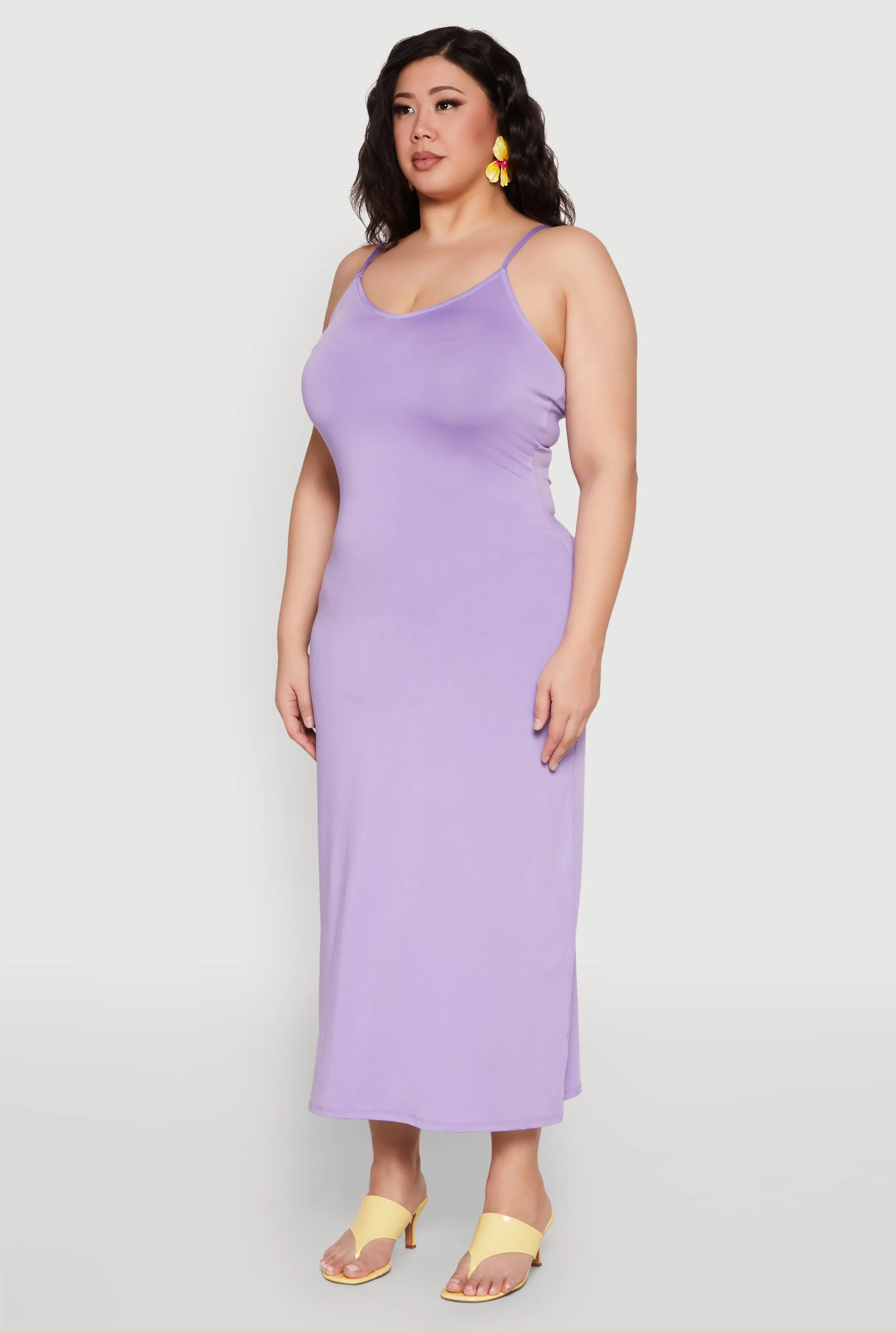 Plus Size Scoop Neck Cami Dress sold by Rainbow product image thumbnail 3