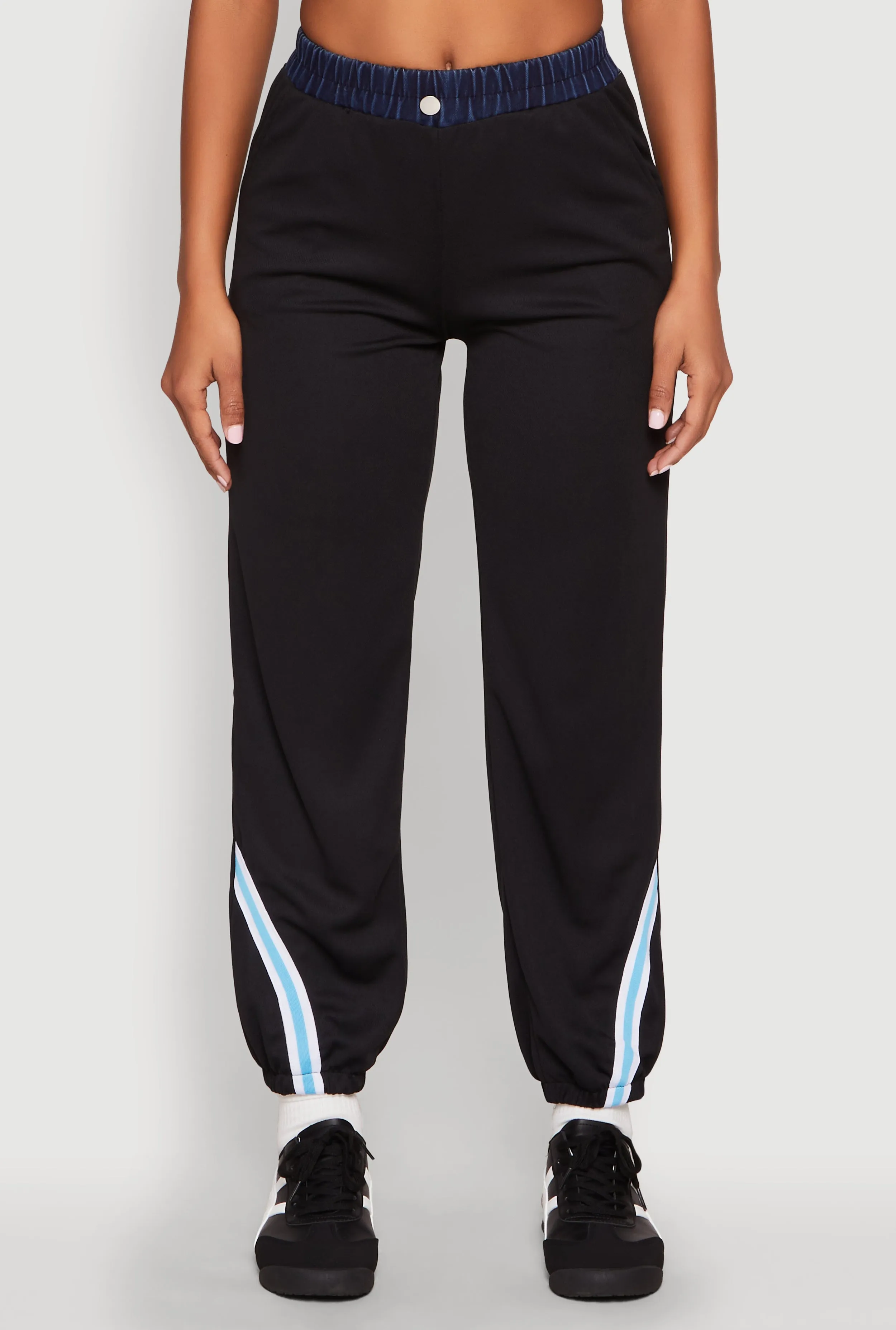 Contrast Trim High Waisted Joggers sold by Rainbow product image thumbnail 3