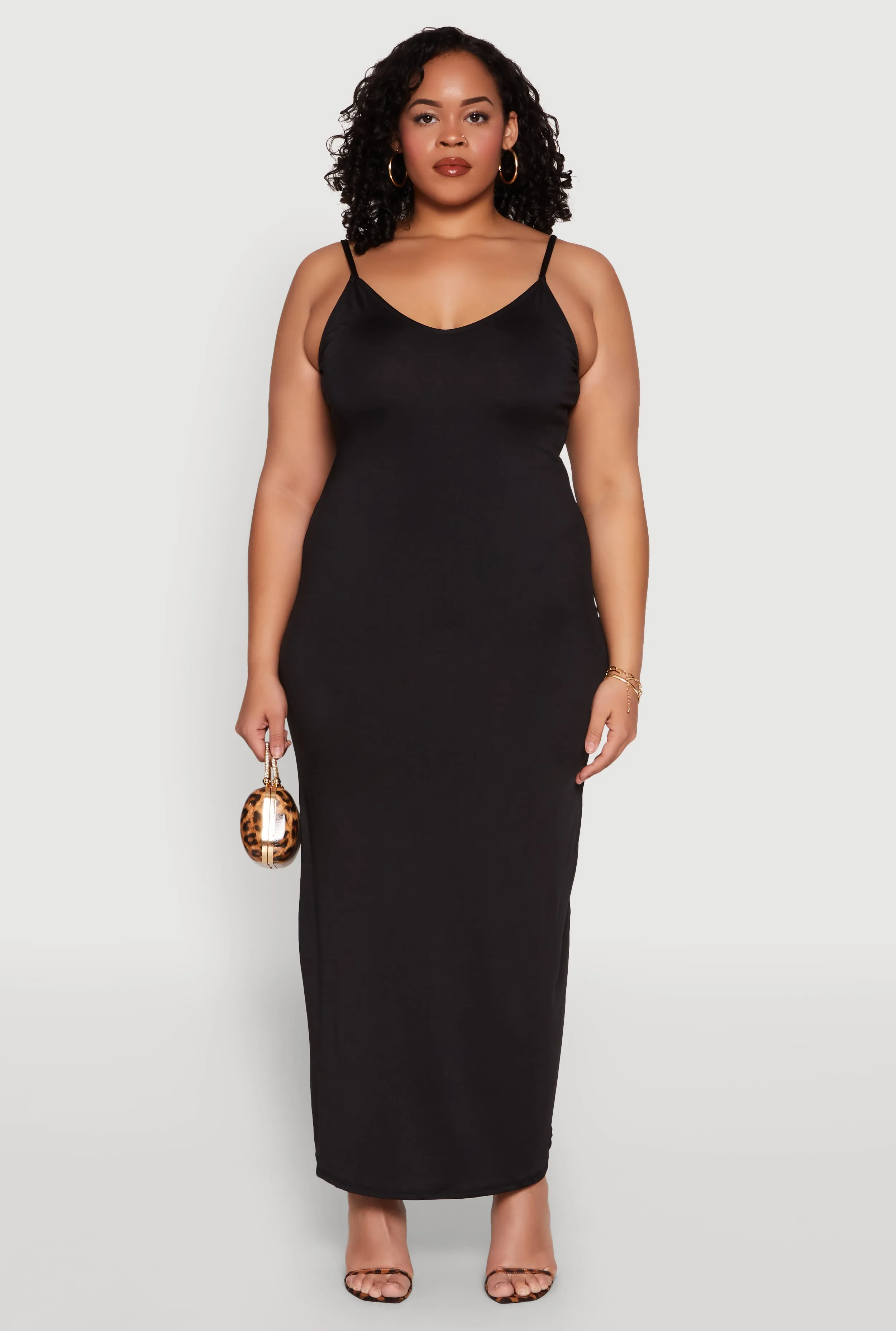 Plus Size Scoop Neck Cami Dress sold by Rainbow product image thumbnail 2