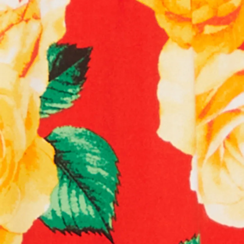 Plus Size Almost Famous Floral Print Smocked Midi Dress sold by Rainbow product image thumbnail 4