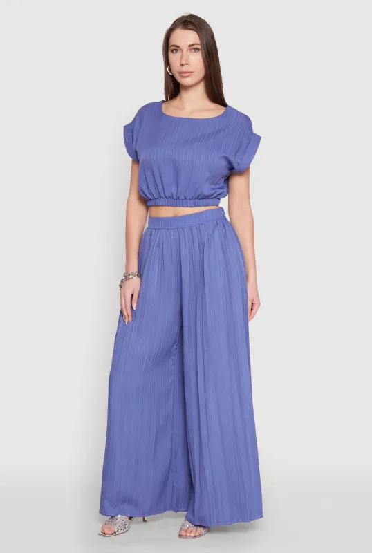 Shadow Stripe High Waisted Pants sold by Rainbow