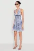 Mineral Wash Denim Halter Neck Dress sold by Rainbow