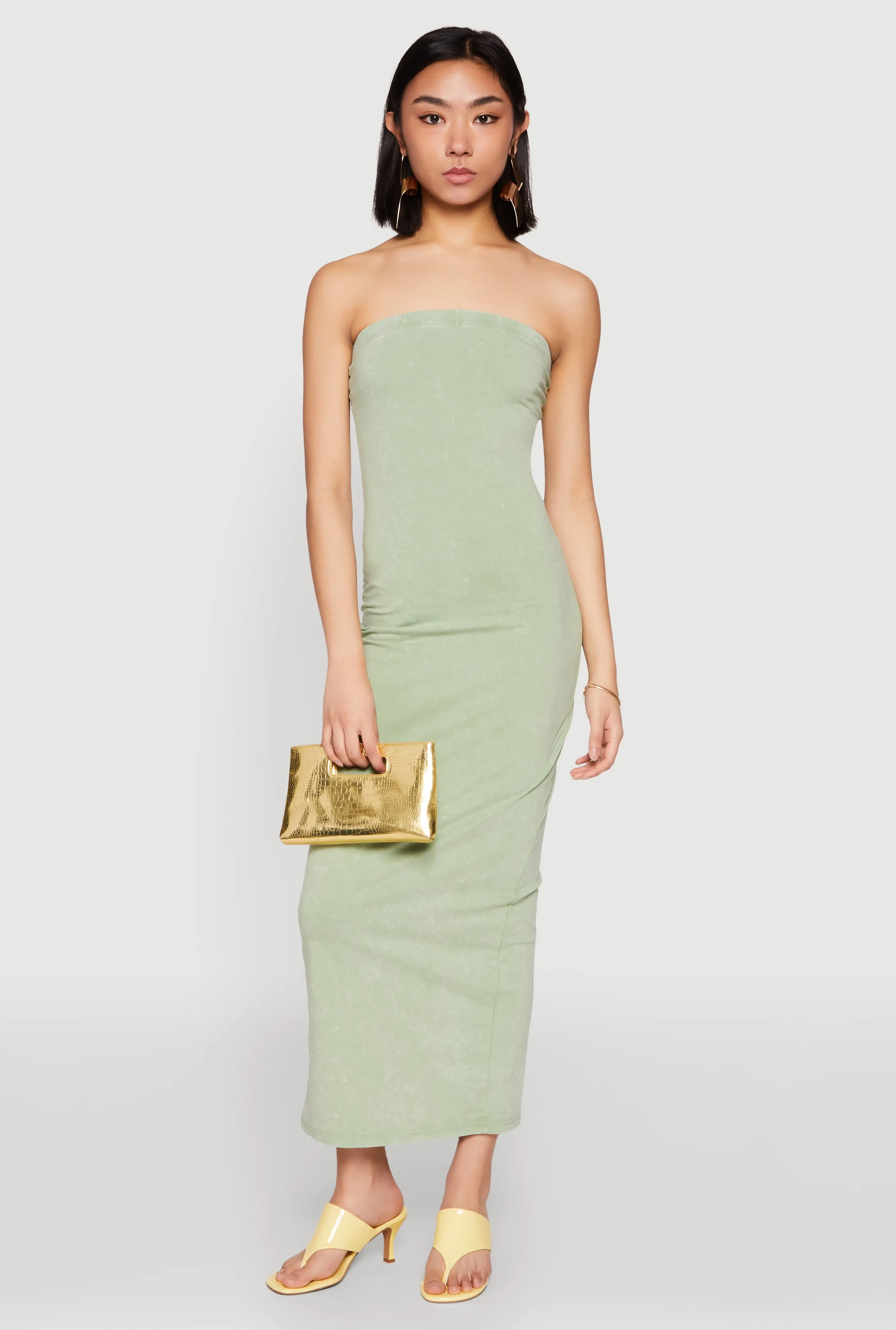 Daisy Mineral Wash Maxi Tube Dress sold by Rainbow product image thumbnail 2