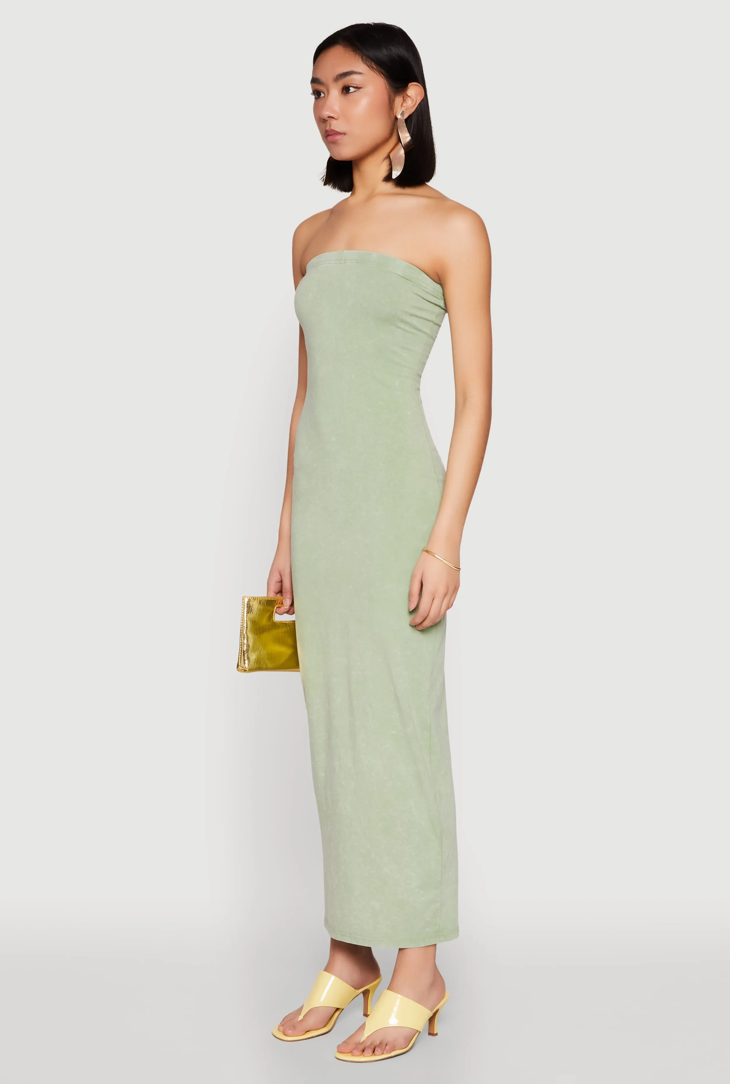 Daisy Mineral Wash Maxi Tube Dress sold by Rainbow product image thumbnail 3