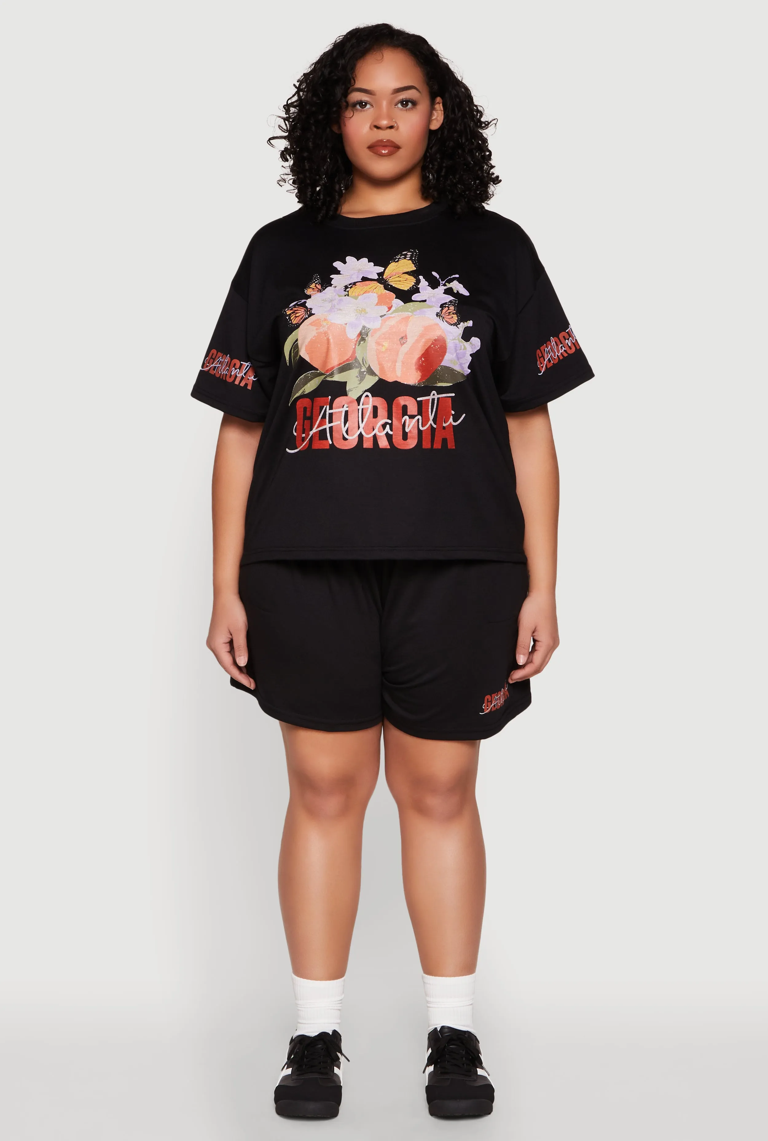 Plus Size Atlanta Georgia Peaches Graphic Top sold by Rainbow product image thumbnail 3