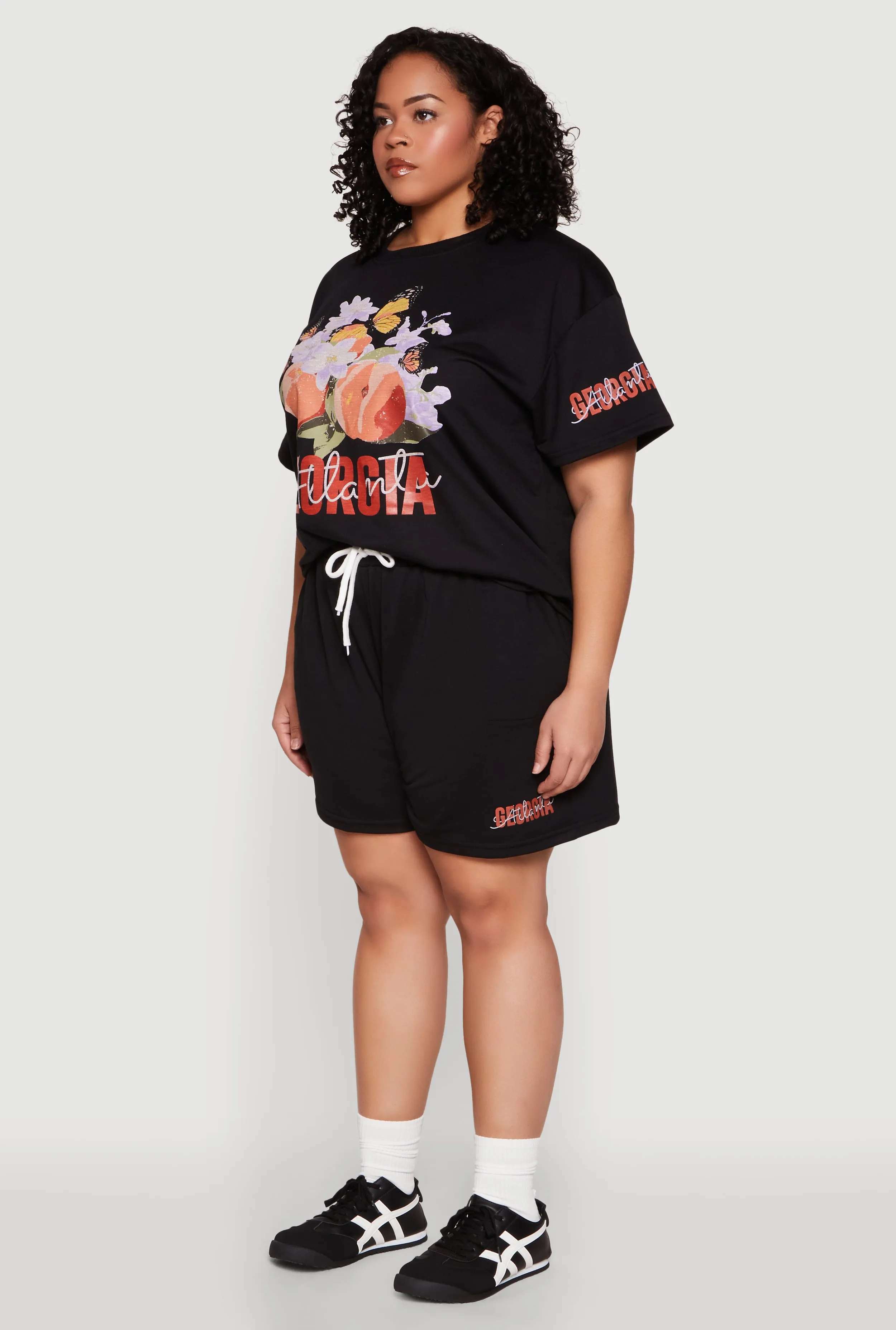 Plus Size Atlanta Georgia Peaches Graphic Top sold by Rainbow product image thumbnail 5