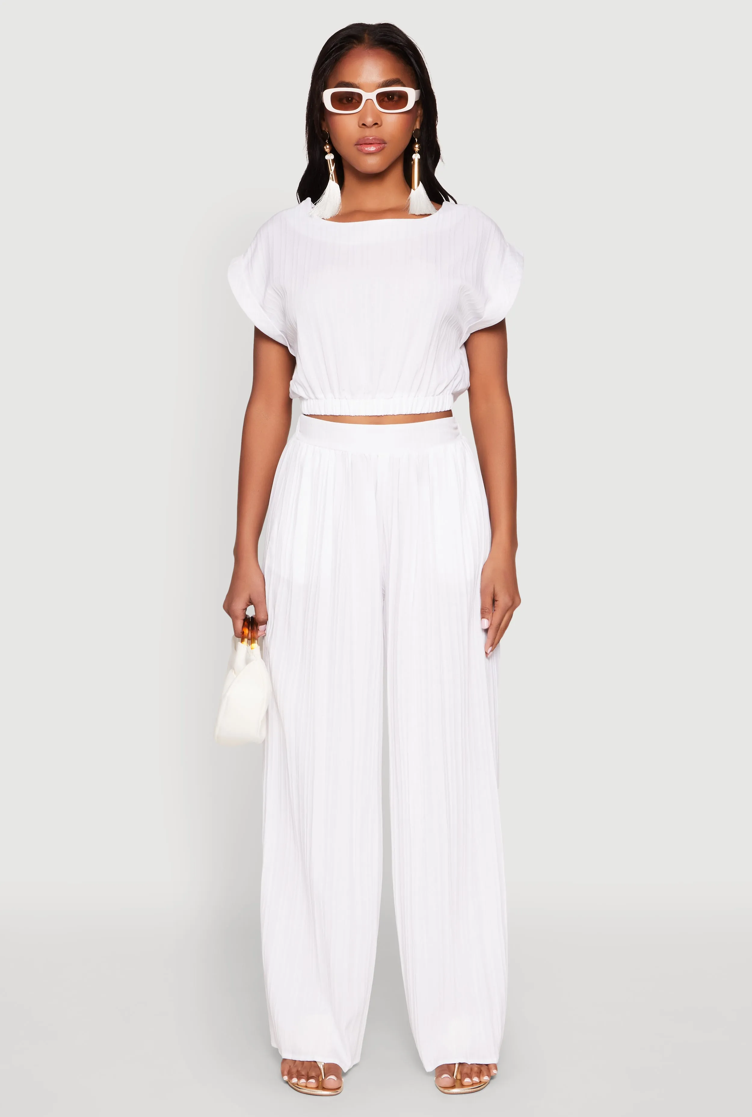 Shadow Stripe High Waisted Pants sold by Rainbow product image thumbnail 2