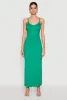 Side Slit V Neck Maxi Dress sold by Rainbow