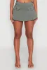 Front Cargo Pocket Mini Skirt sold by Rainbow