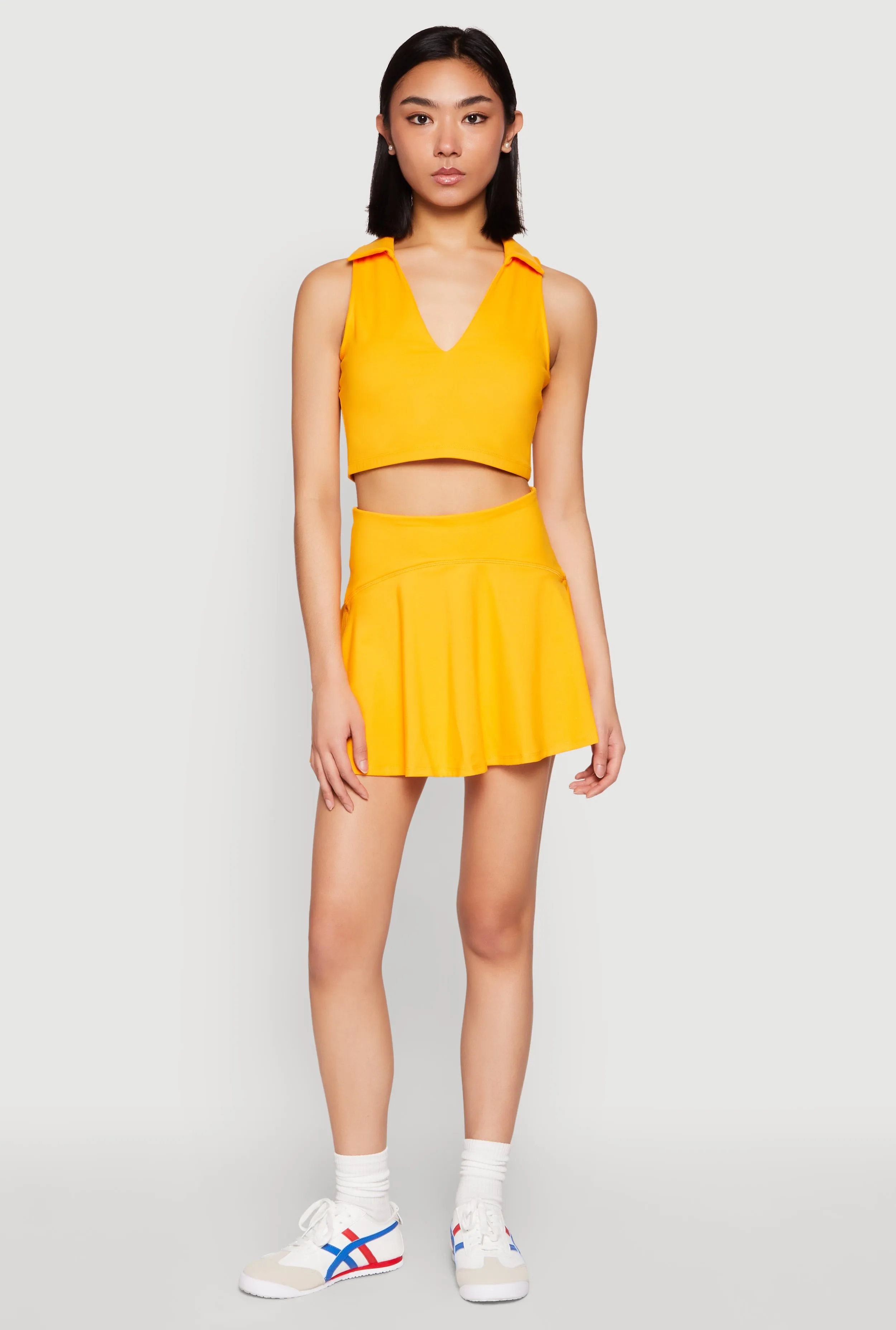 Polo Collar Sports Bra Top sold by Rainbow product image thumbnail 2