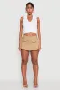 Front Cargo Pocket Mini Skirt sold by Rainbow