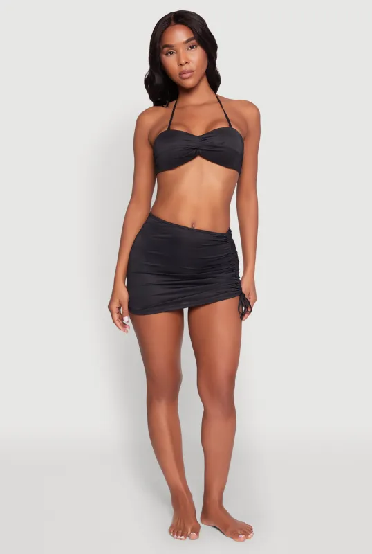 Swim Ruched Sarong Cover Up sold by Rainbow