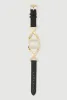 Faux Leather Band Rhinestone Studded Watch sold by Rainbow