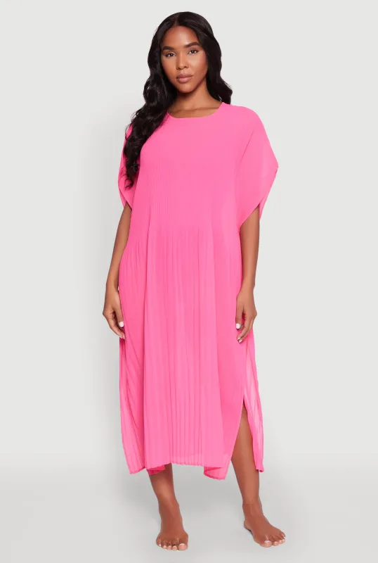Plisse Swim Cover Up sold by Rainbow