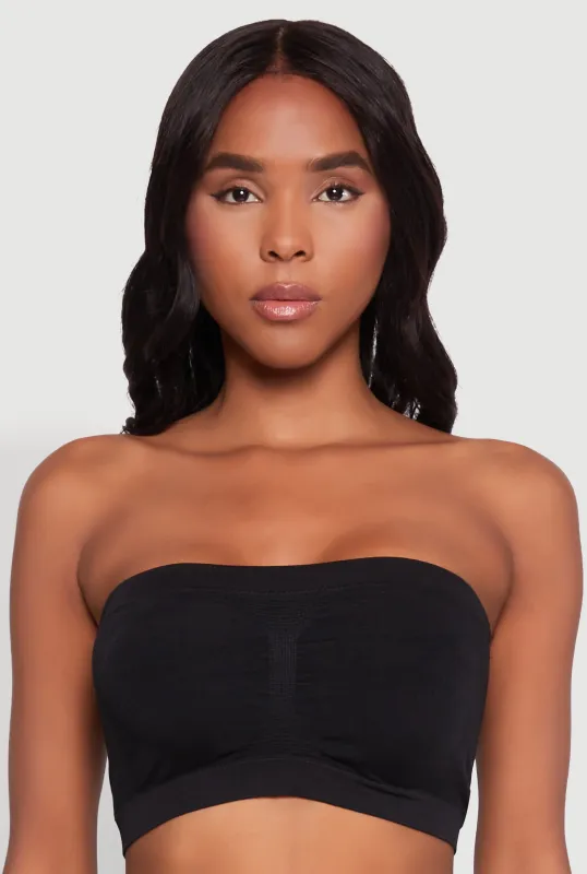 Basic Seamless Padded Bandeau Top sold by Rainbow