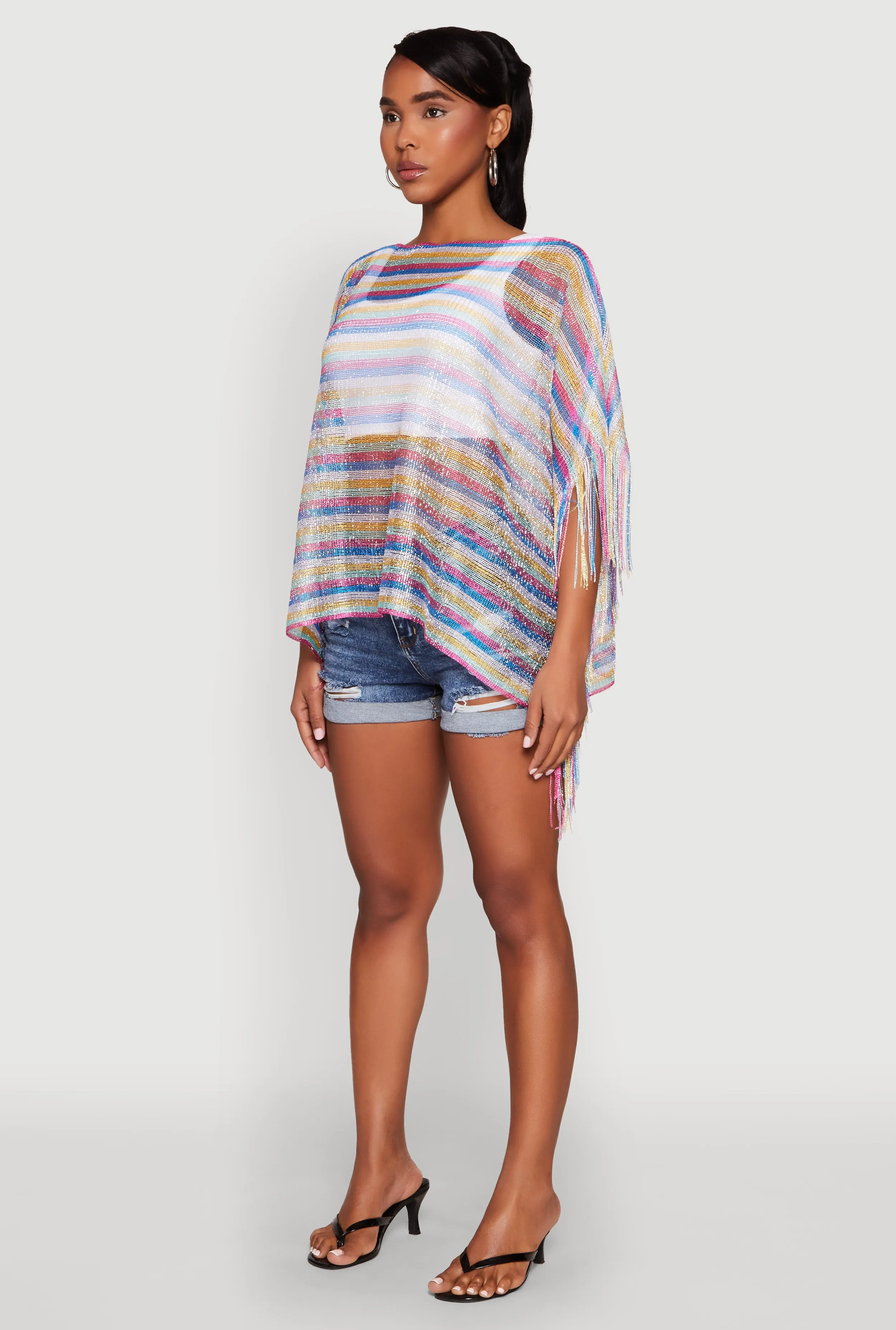 Striped Swim Cover Up sold by Rainbow product image thumbnail 3