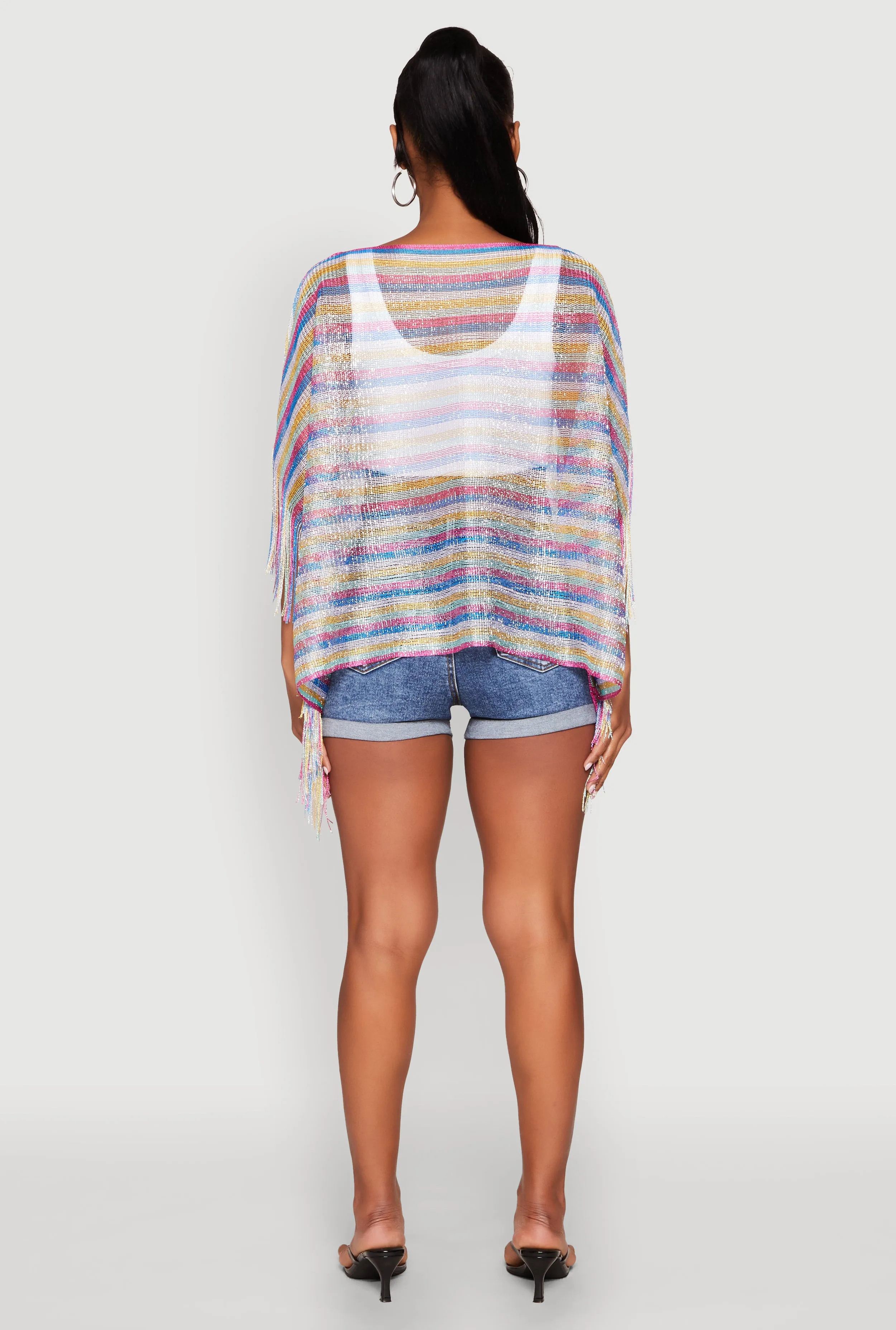 Striped Swim Cover Up sold by Rainbow product image thumbnail 5
