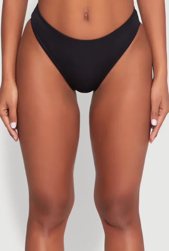 Basic Hipster Swim Bikini Bottoms sold by Rainbow
