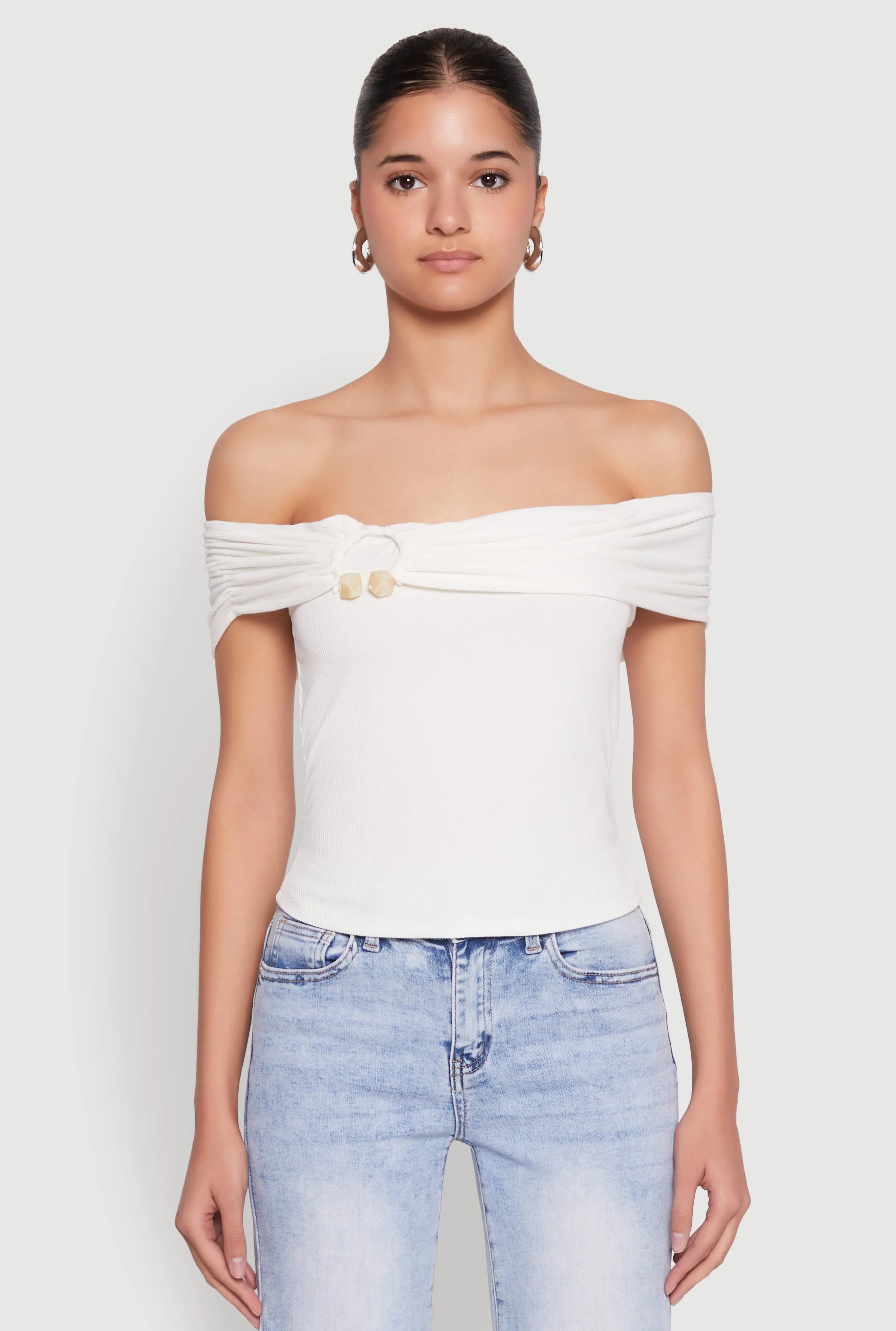 Iris Off The Shoulder O Ring Top sold by Rainbow product image thumbnail 2