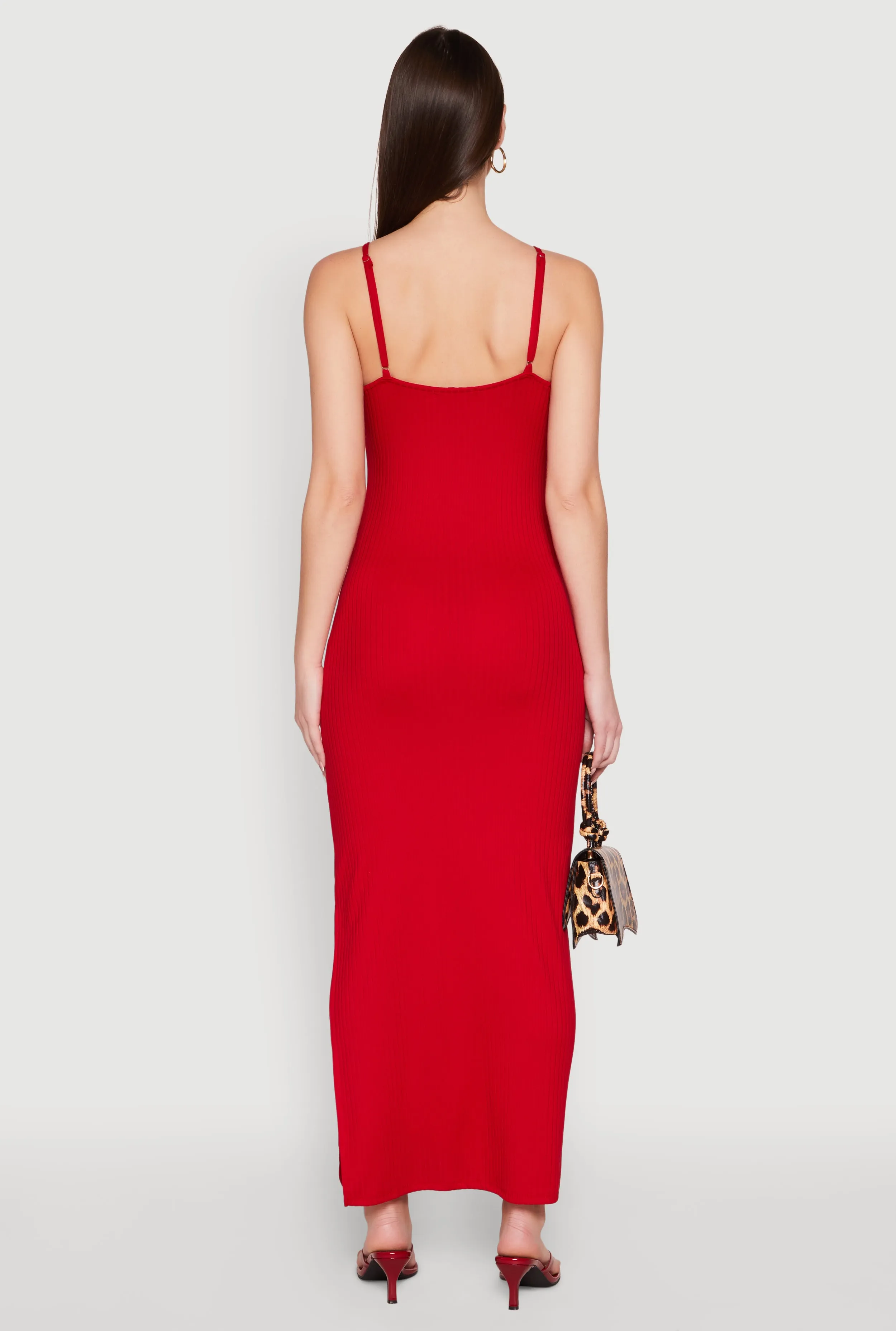 Ribbed Knit Cami Maxi Dress sold by Rainbow product image thumbnail 5