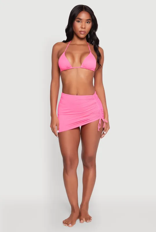 Ruched Cover Up Skirt sold by Rainbow