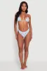 Gingham Island Print Hipster Swim Bikini Bottoms sold by Rainbow