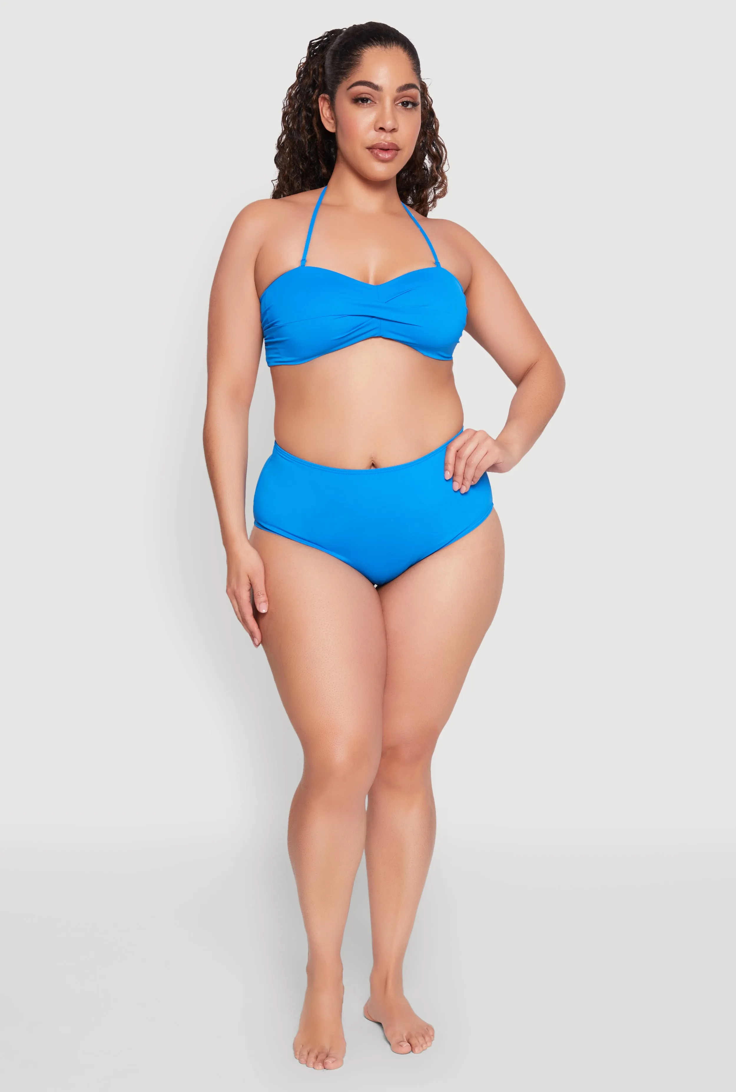 Plus Size Swim High Waist Bikini Bottoms sold by Rainbow product image thumbnail 2