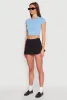 Front Cargo Pocket Mini Skirt sold by Rainbow