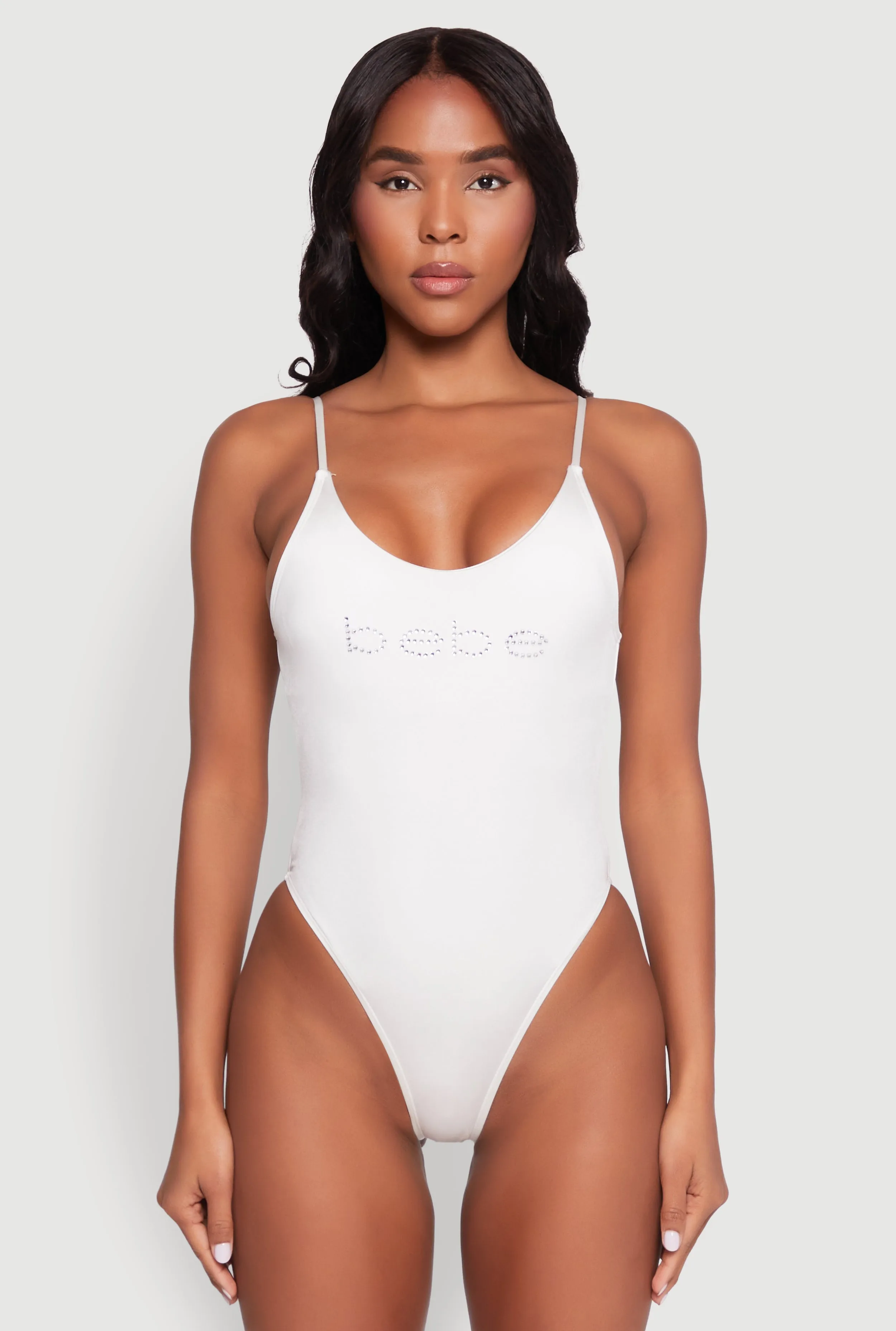 Bebe Rhinestone One Piece Swimsuit sold by Rainbow product image thumbnail 2